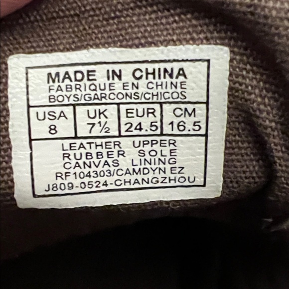 Polo Ralph Lauren Toddler Boy Boots - Camdyn EZ - size 8 - Picture 6 of 7